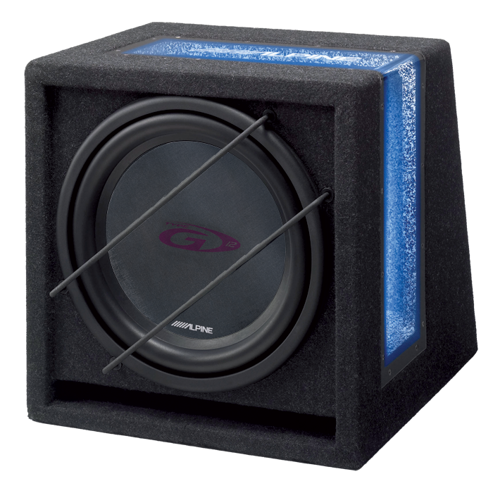 Alpine SBG-1244BR 12" Subwoofer med Akrylvindue