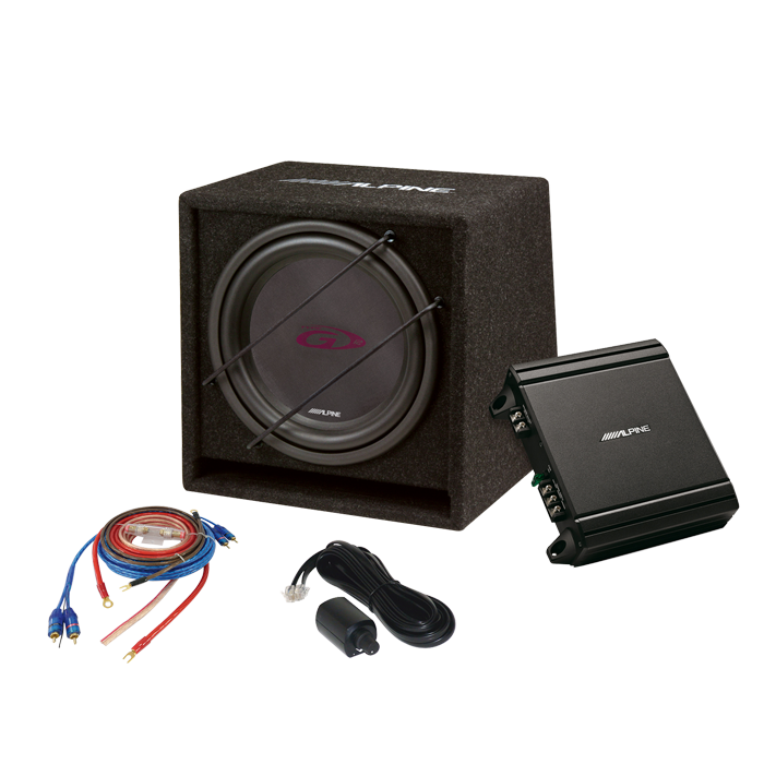 Alpine SBG-30KIT 12" Subwoofer Kit med Forstærker - Tilbud!
