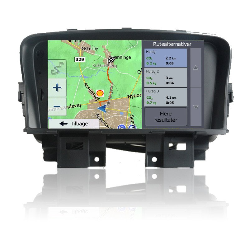 Chevrolet Cruze Navigation med Bluetooth - Epokegørende Løsning