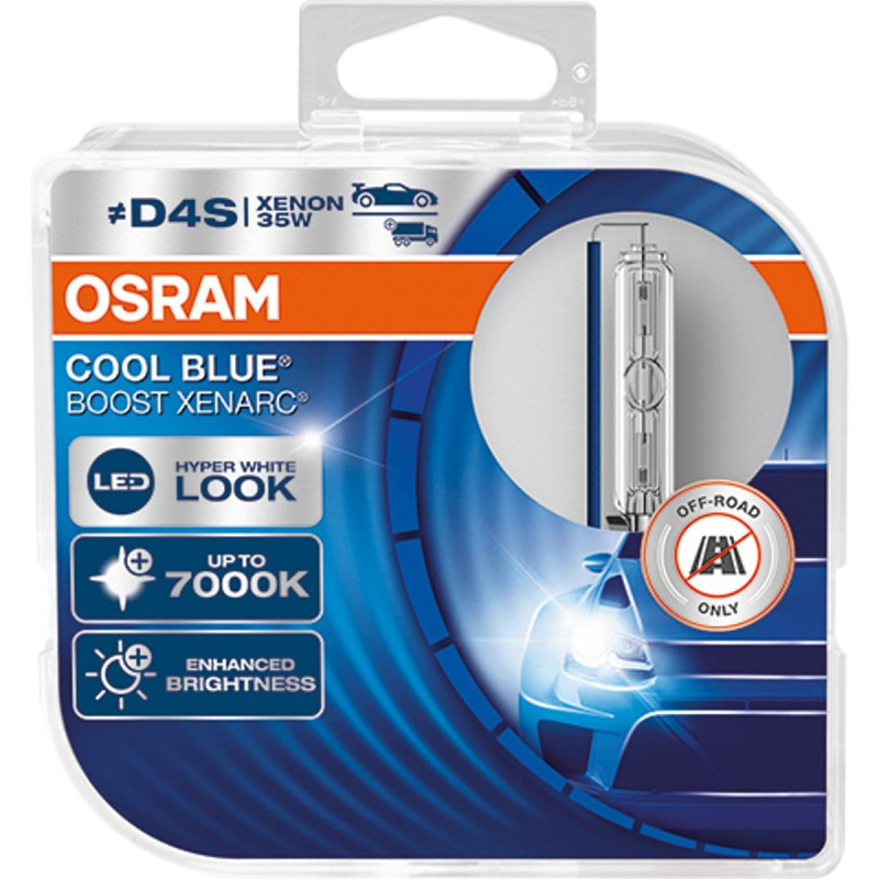 D4s Cool Blue Boost Xenon Pærer Sæt - Op Til 7000K