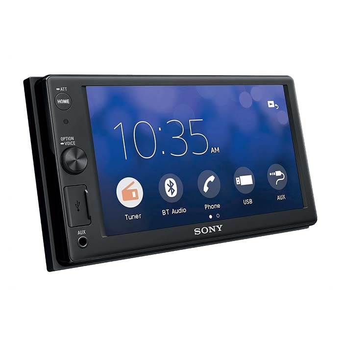Sony Xav Ax1000 2 Din Bilradio Med Appel Carplay Turner Aux Usb 3 Pre Out, 4x55 W