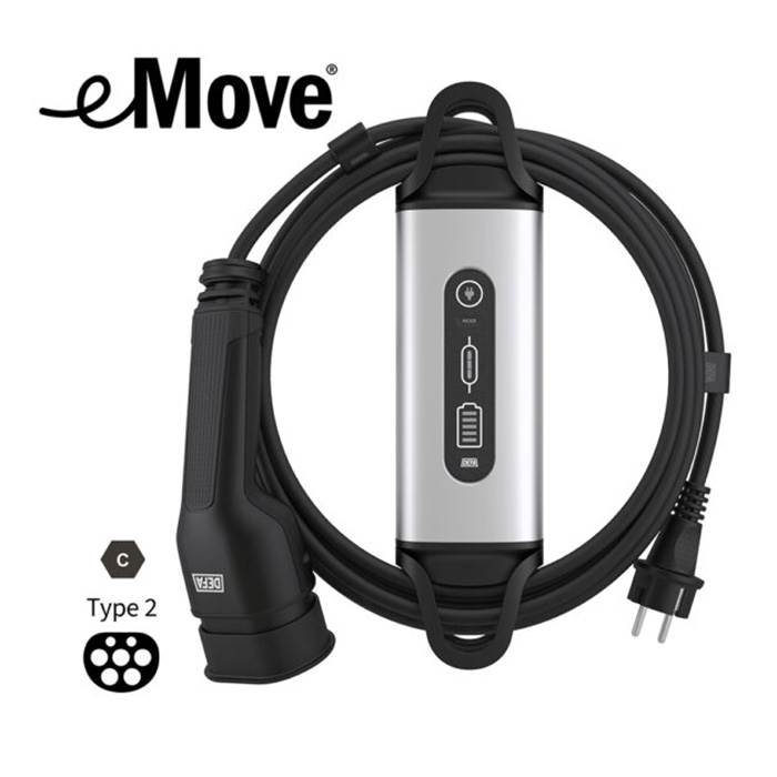 Emove 6a Transportabel Lader fra Defa